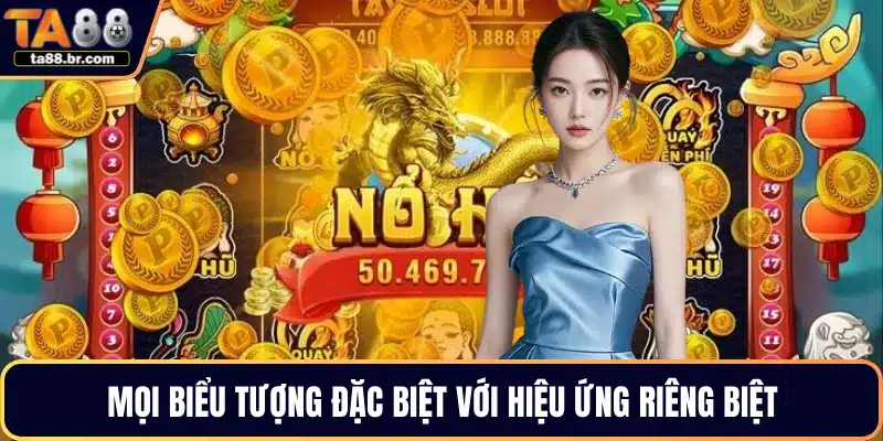 Mọi biểu tượng đặc biệt với hiệu ứng riêng biệt