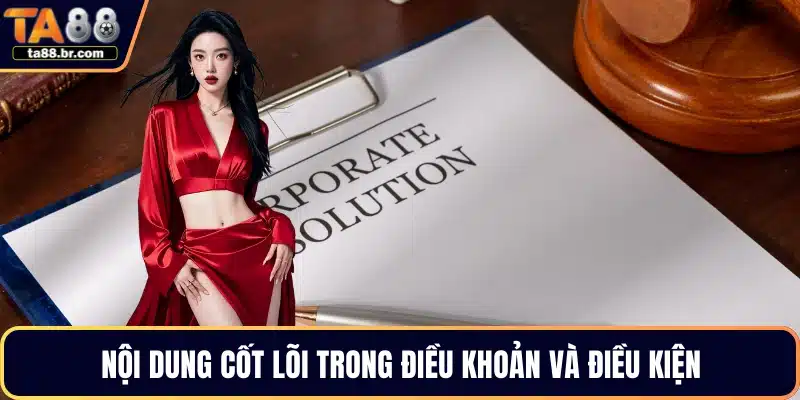 Nội dung cốt lõi trong điều khoản và điều kiện